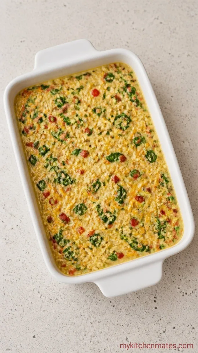 Make-Ahead Quinoa Breakfast Bake Step 2: Fold in the Quinoa and Veggies