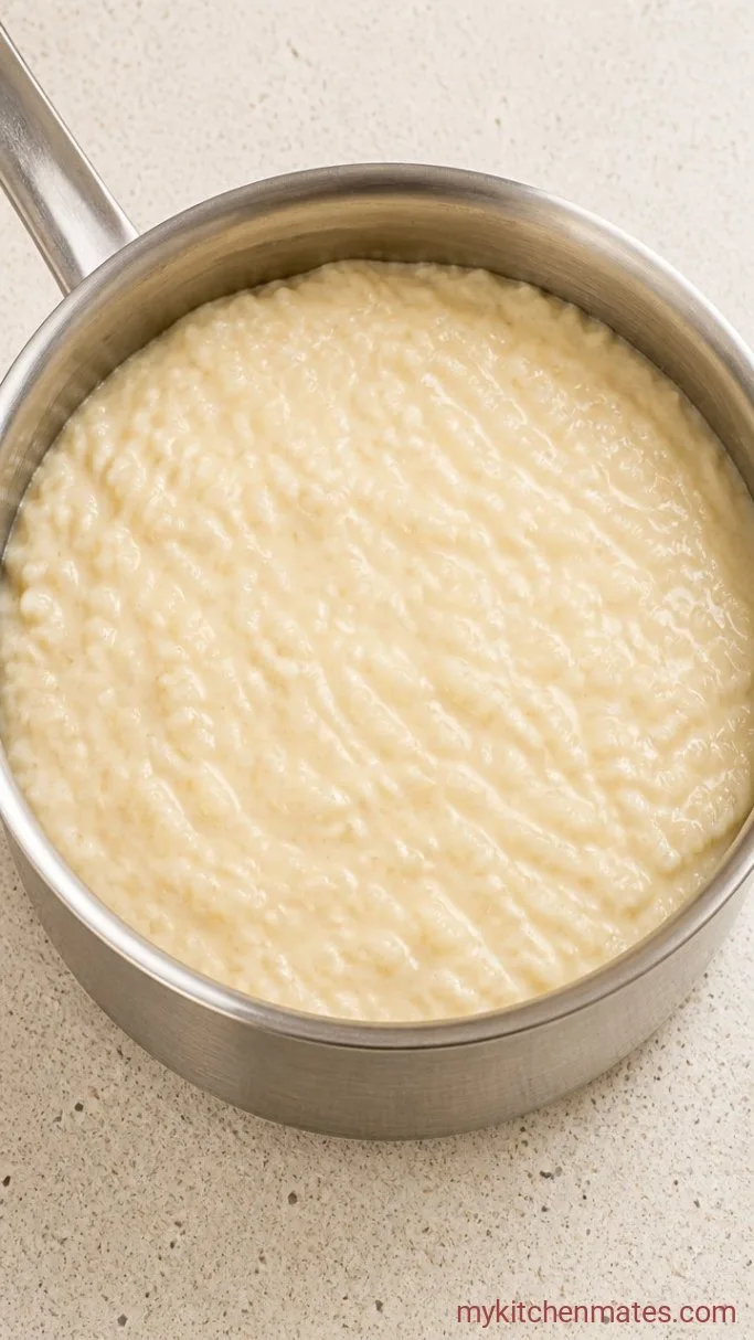 20-Minute Leftover Rice Pudding Step 2: Fold in the Rice and Simmer