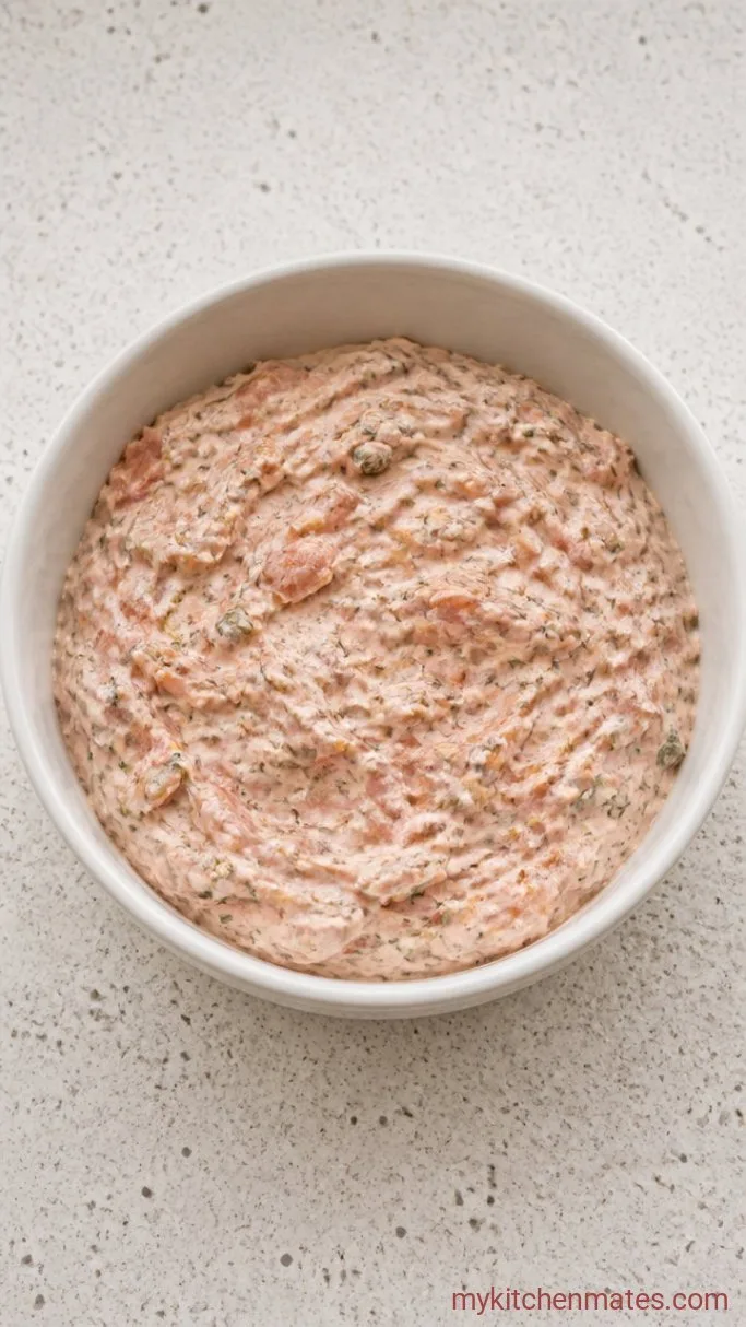 Step 2: Fold in the Smoked Salmon