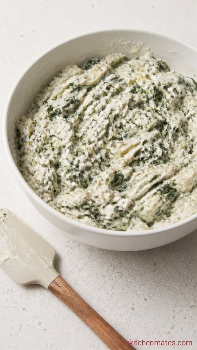 Step 2: Fold in the Spinach and Artichokes
