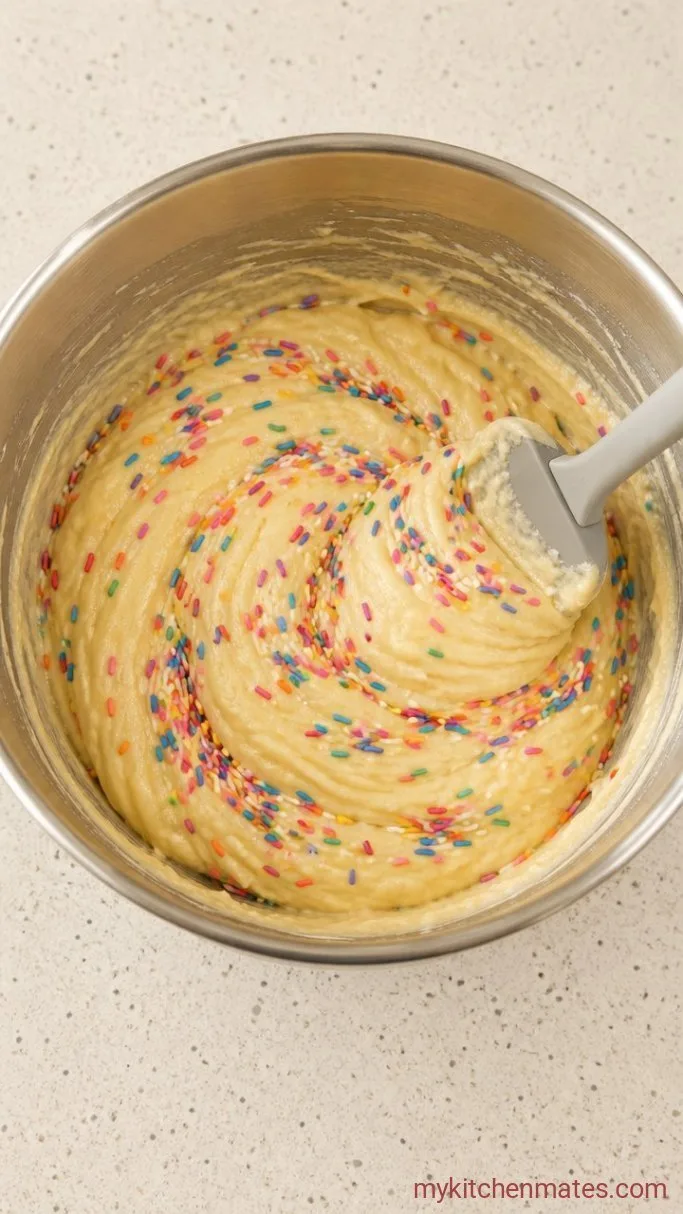 Step 2: Fold in the Sprinkles