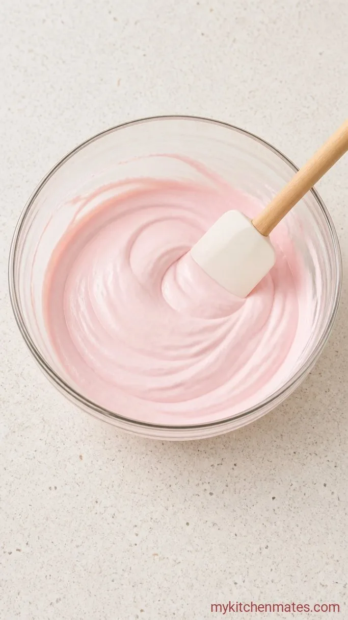 Step 2: Fold in the Sweetened Condensed Milk and Flavoring