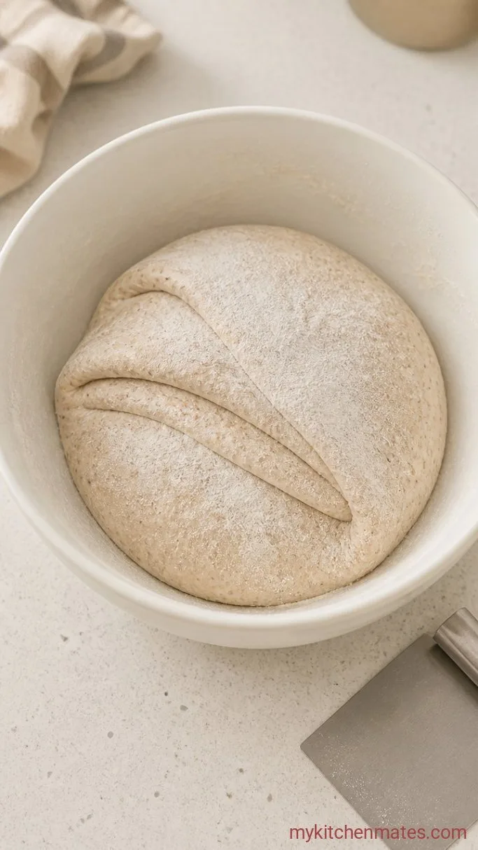 Deeply Nutty Buckwheat Sourdough Bread Step 2: Fold the Dough