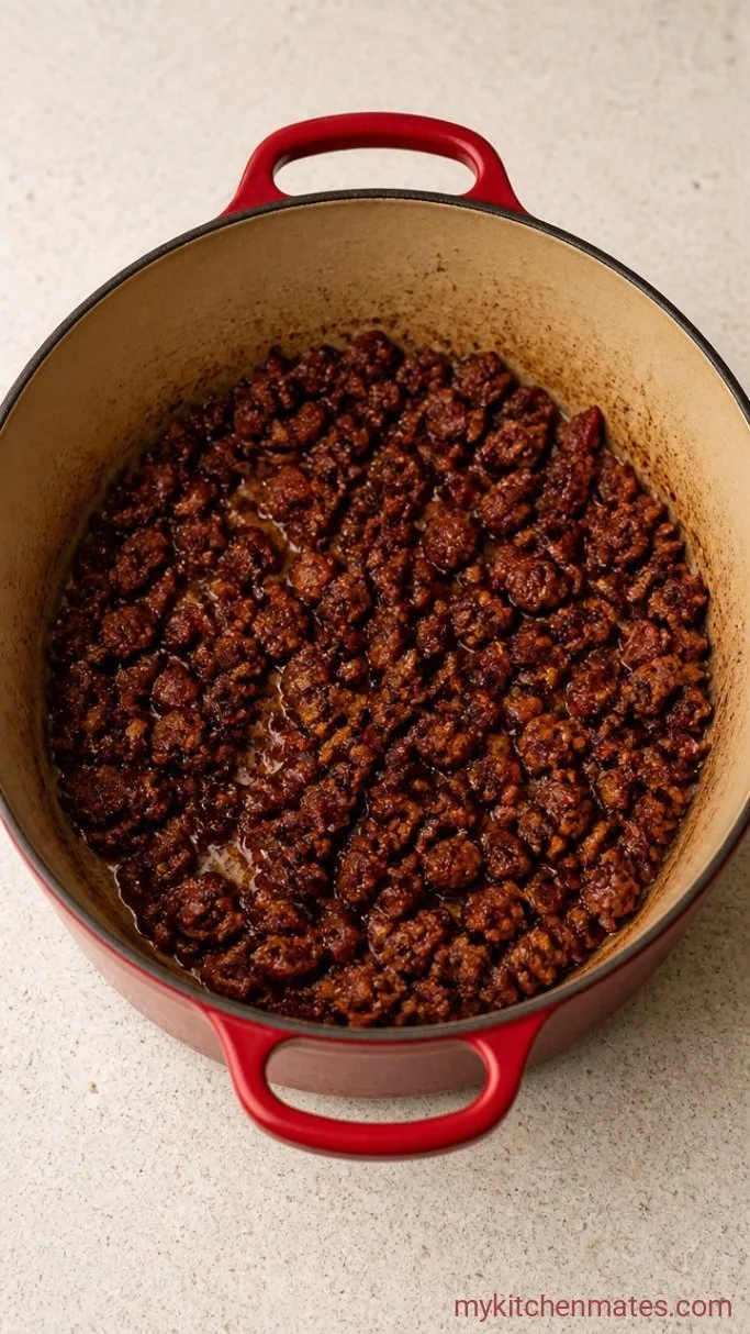 Step 2: Fry the Bacon and Chorizo