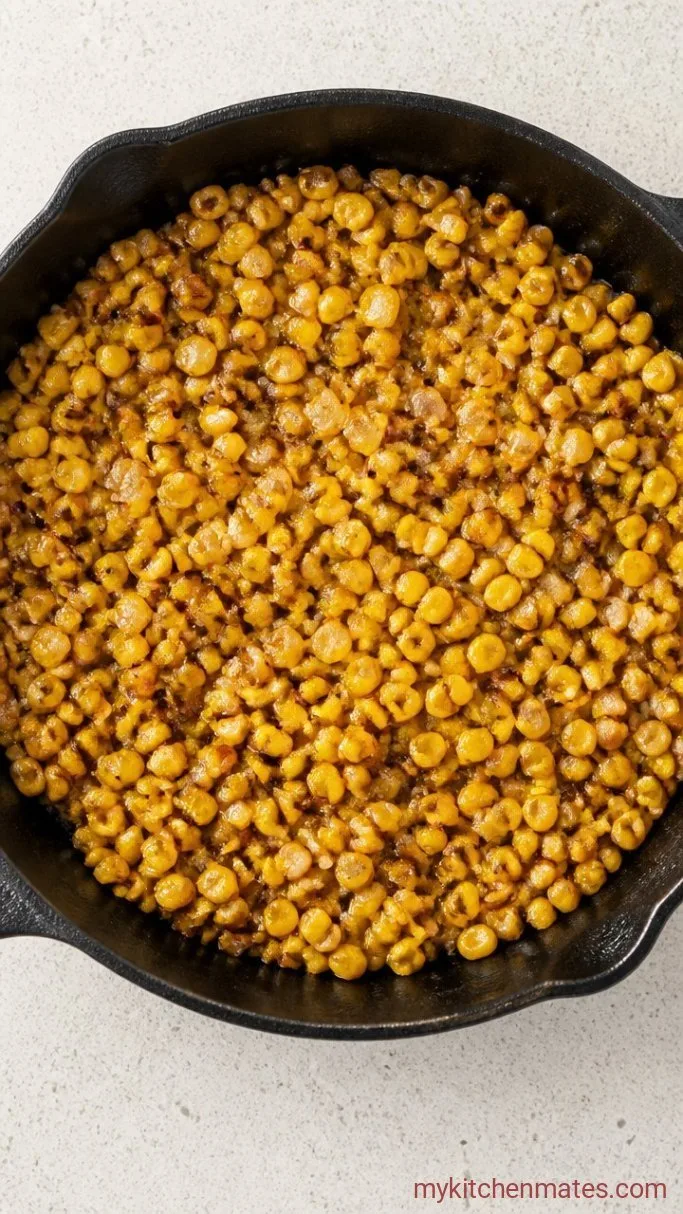15-Minute Skillet Fried Corn Step 2: Fry the Corn