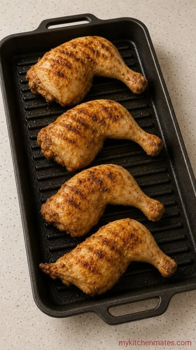 Juicy Grilled Chicken Quarters with Crispy Skin Step 2: Grill Indirectly