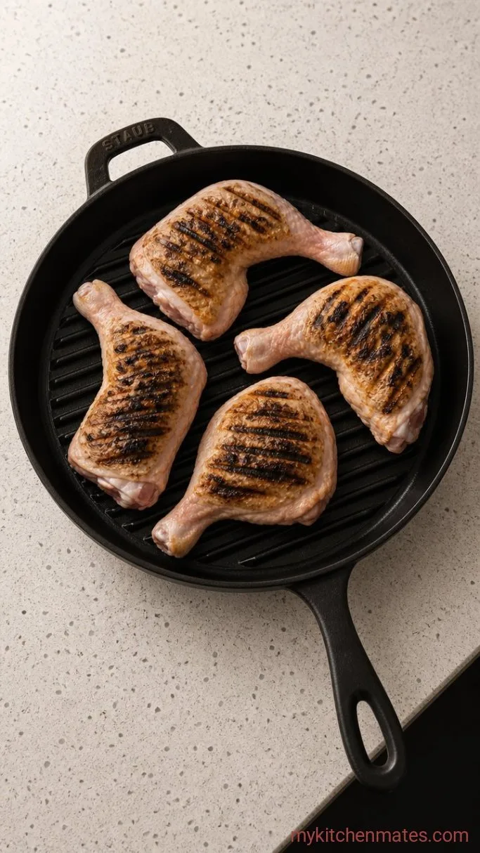 Step 2: Grill the Chicken Skin-Side Down