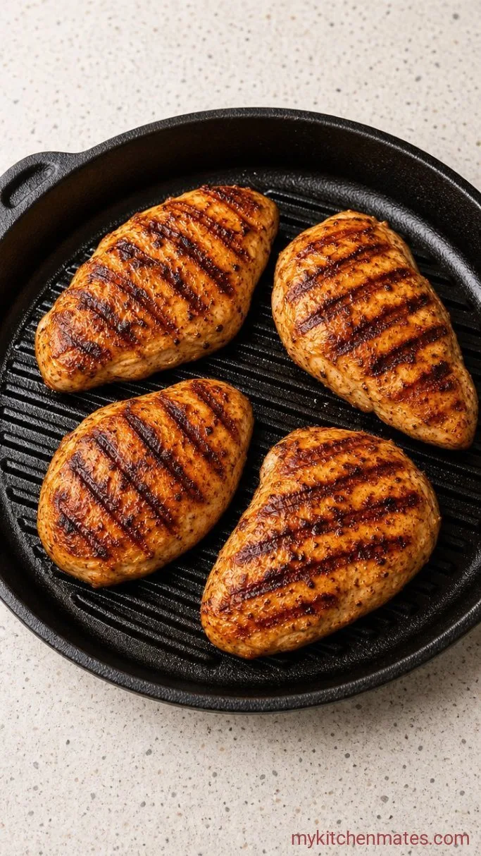 30-Minute Grilled Chicken Caprese Step 2: Grill the Chicken