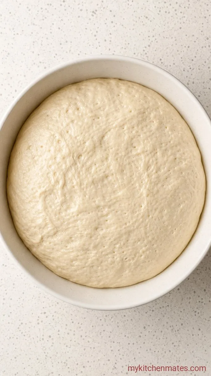 Pepperoni Sourdough Bread Step 2: Incorporate the Starter and Salt