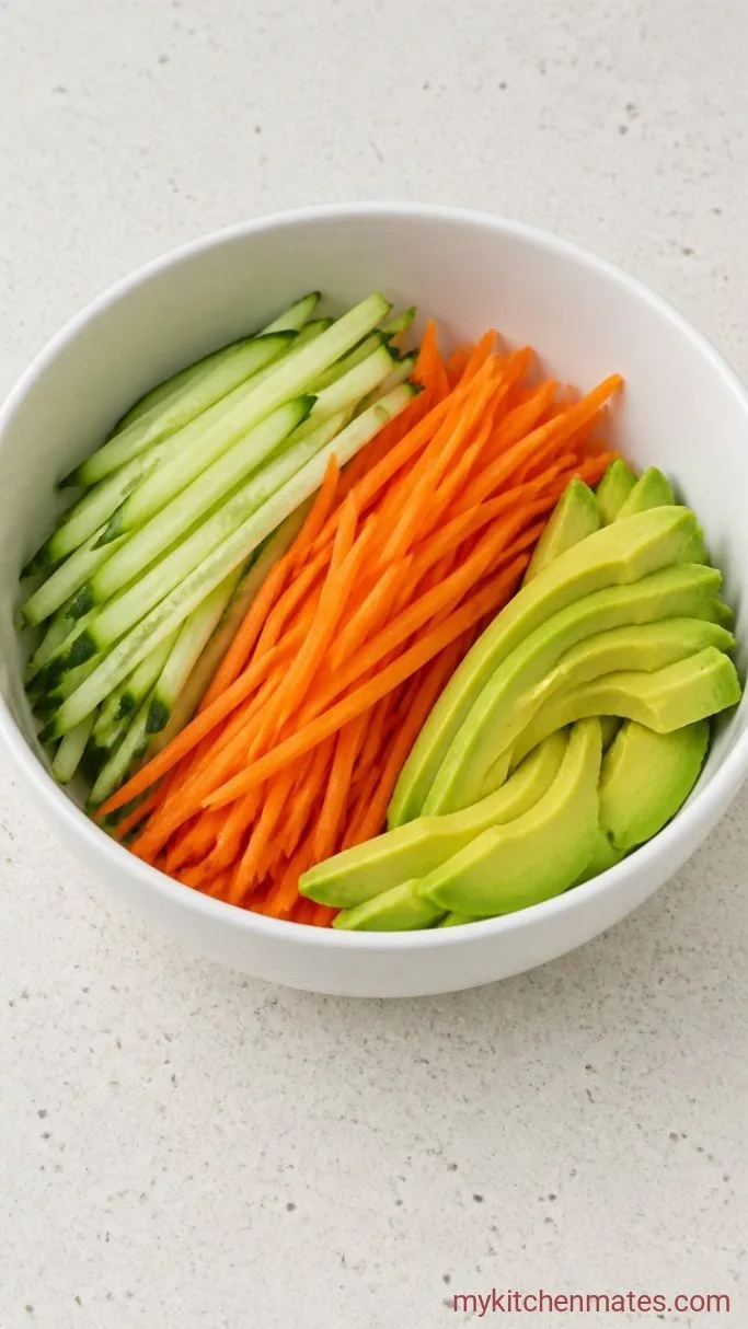 Step 2: Julienne the Vegetables