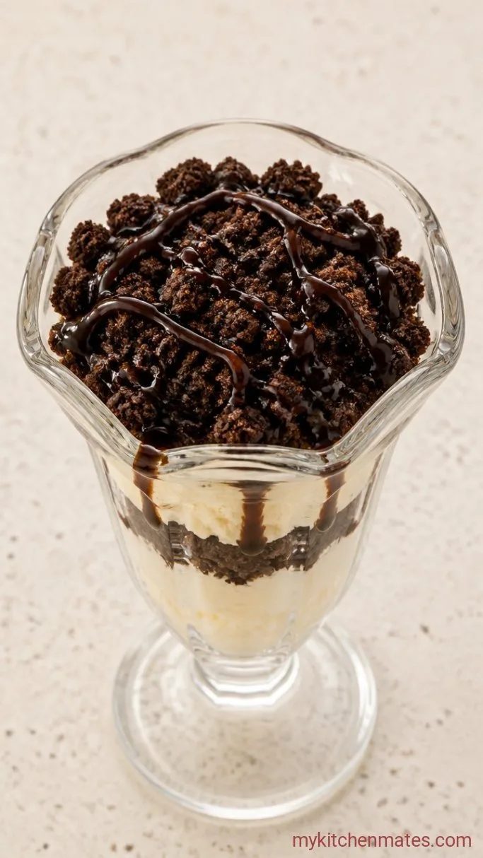 5-Minute Ice Cream Parfaits Step 2: Layer the Crunch and Drizzle