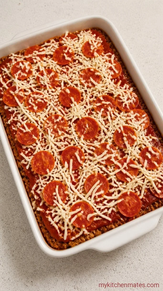 Step 2: Layer the Meat Sauce