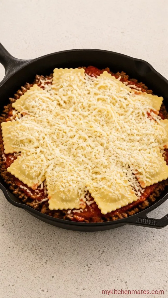 Step 2: Layer the Ravioli