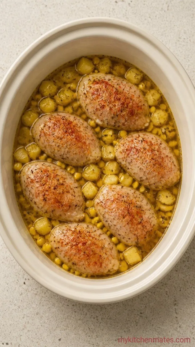 Step 2: Layer the Slow Cooker