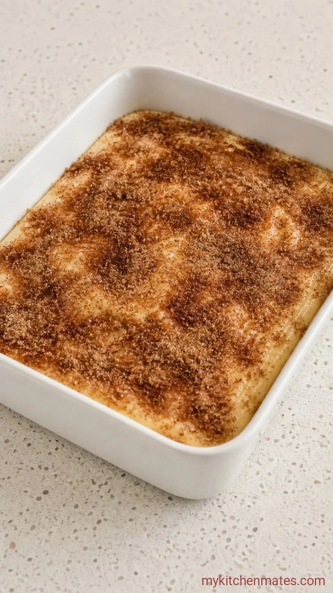 Easy Strawberry Honeybun Cake Step 2: Layer the Swirl