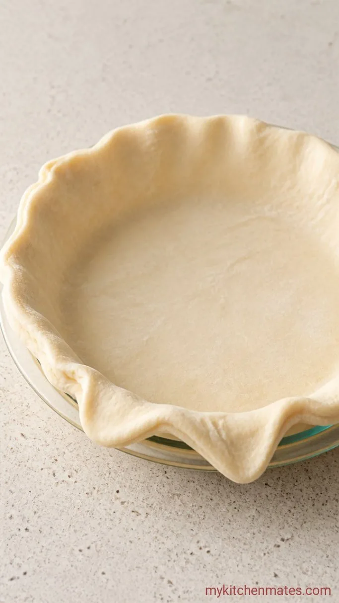 Flaky Puff Pastry Apple Pie (No Homemade Dough) Step 2: Line the Pie Plate