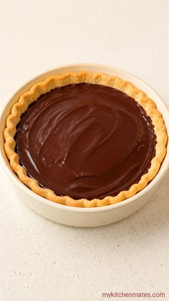 Step 2: Make and Spread the Chocolate Layer