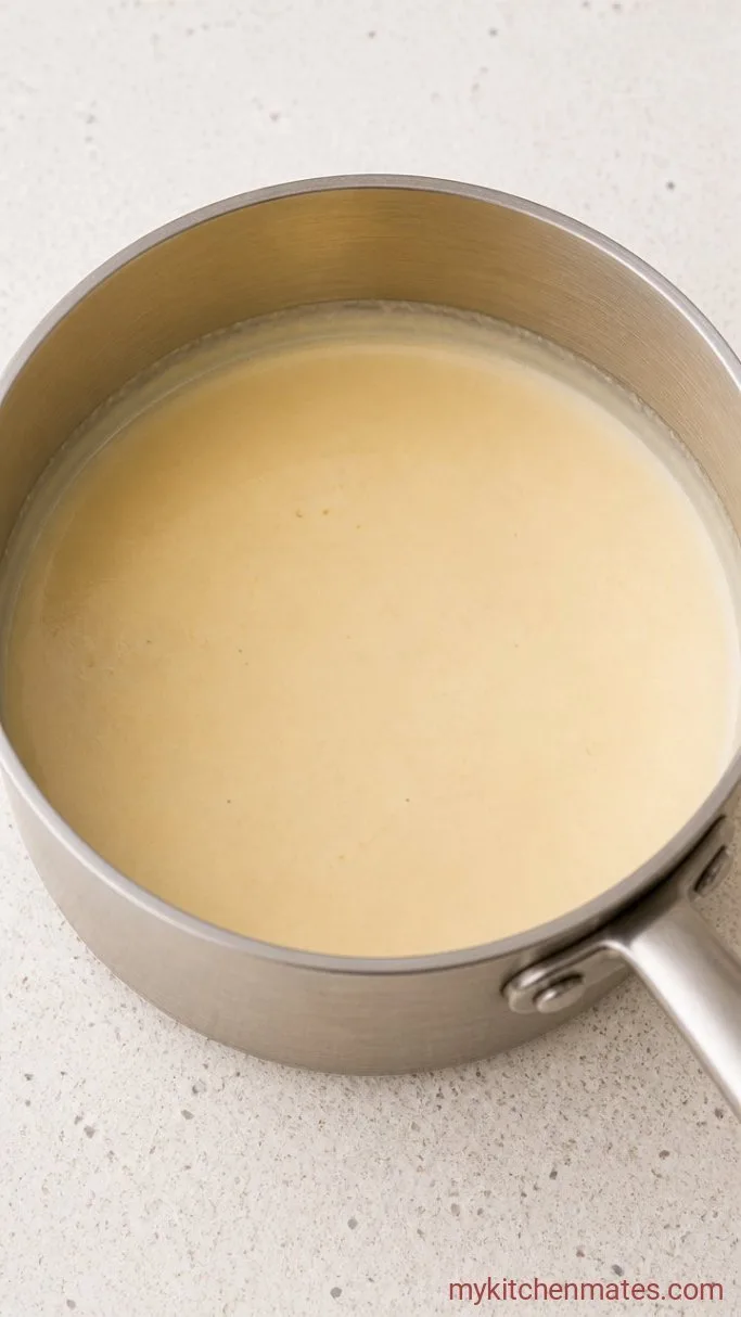 Creamy Baked Alfredo Mac and Cheese Step 2: Make the Alfredo Sauce
