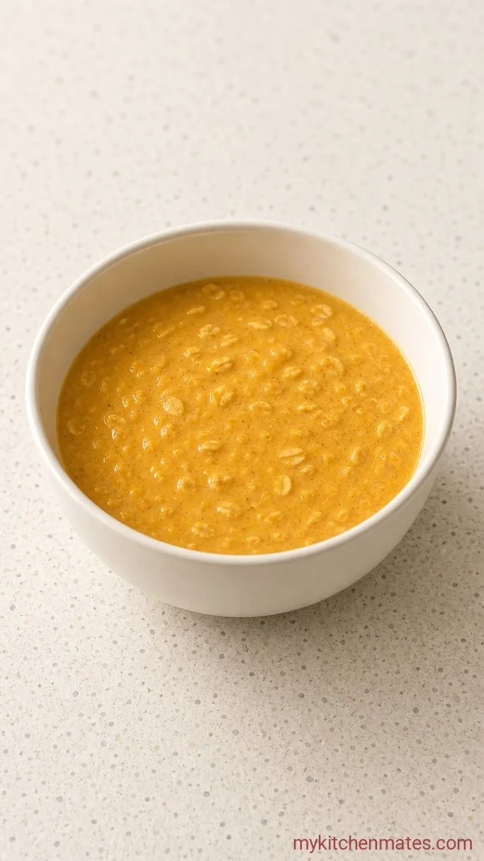 Savory Oats Chilla (Vegetable Oat Pancakes) Step 2: Make the Batter