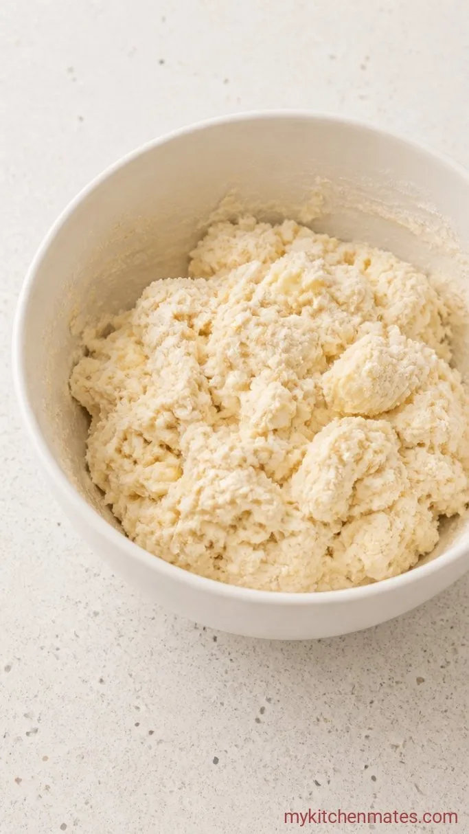 Easy Blueberry Cobbler with Fluffy Biscuit Topping Step 2: Make the Biscuit Dough
