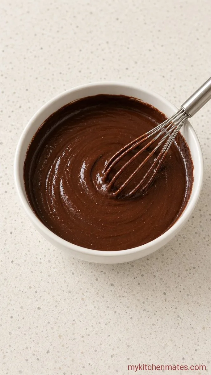 4-Ingredient Chocolate Ice Cream Step 2: Make the Chocolate Mixture