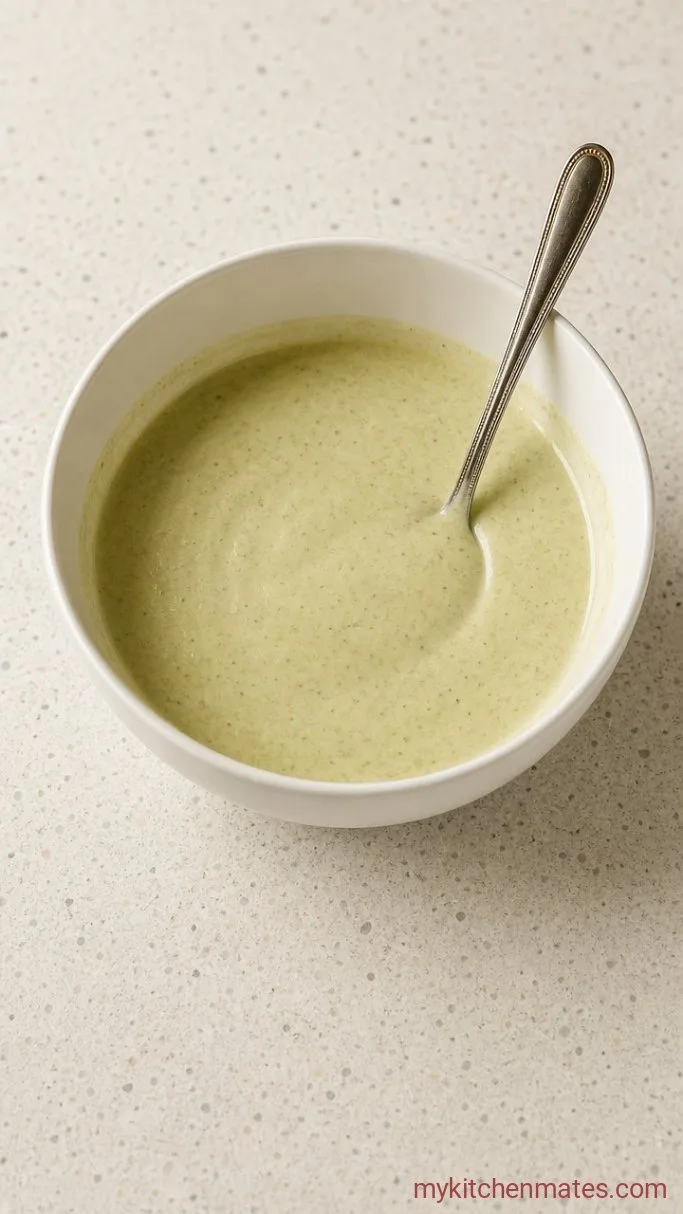 Step 2: Make the Creamy Green Sauce
