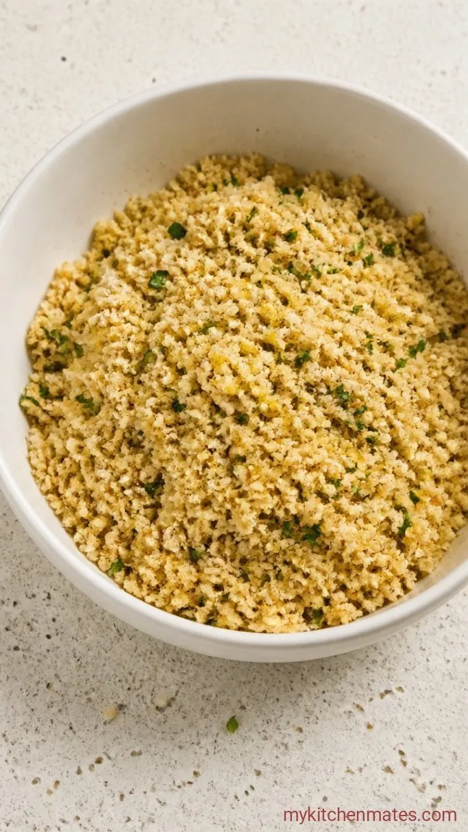 Lemony Stuffed Artichoke Casserole with Crispy Breadcrumbs Step 2: Make the Herby Breadcrumb Stuffing