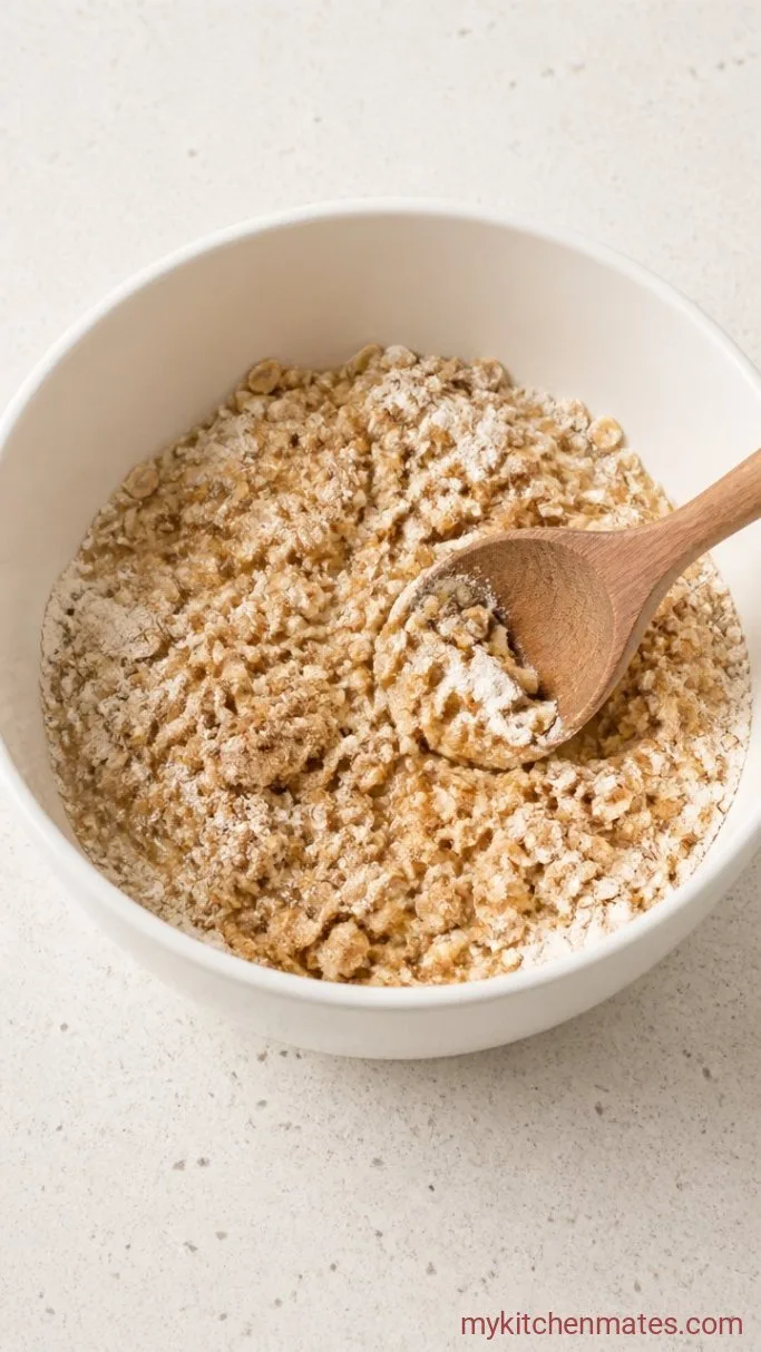 Dairy-Free Apple Crisp with Crisp Oat Topping Step 2: Make the Oat Topping