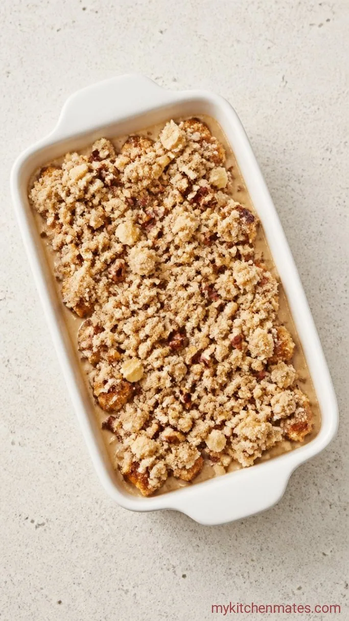 Overnight French Toast Casserole Step 2: Make the Pecan Crumble