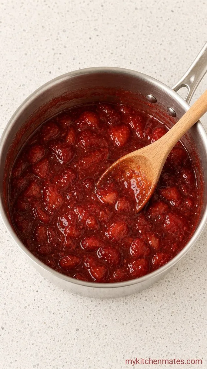 Strawberry Sourdough Bread with a Jammy Swirl Step 2: Make the Strawberry Filling