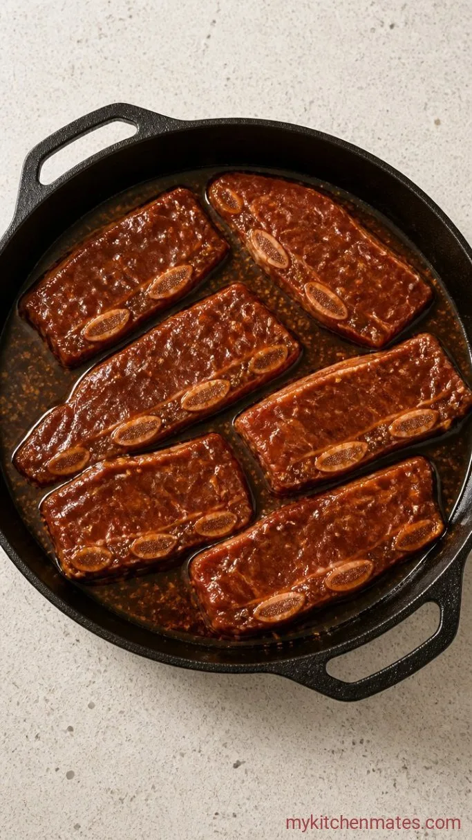 Korean Short Ribs Marinade for Tender, Caramelized Galbi Step 2: Marinate the Ribs