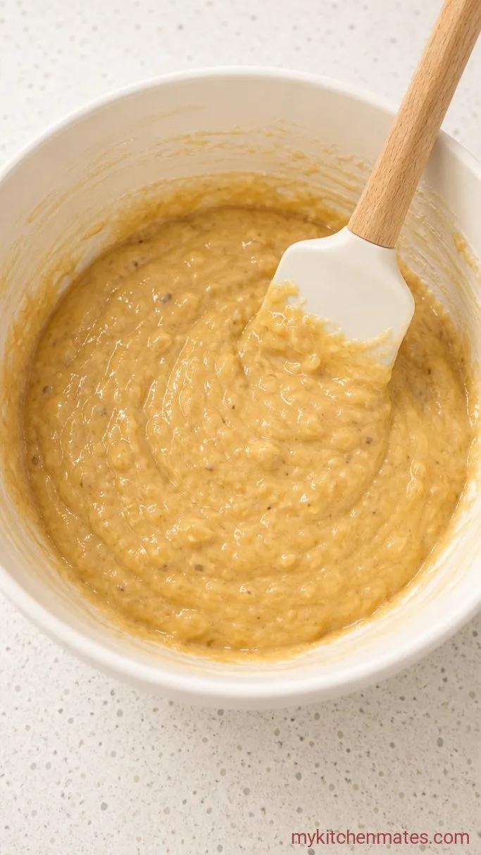 Step 2: Mash and Mix the Wet Ingredients