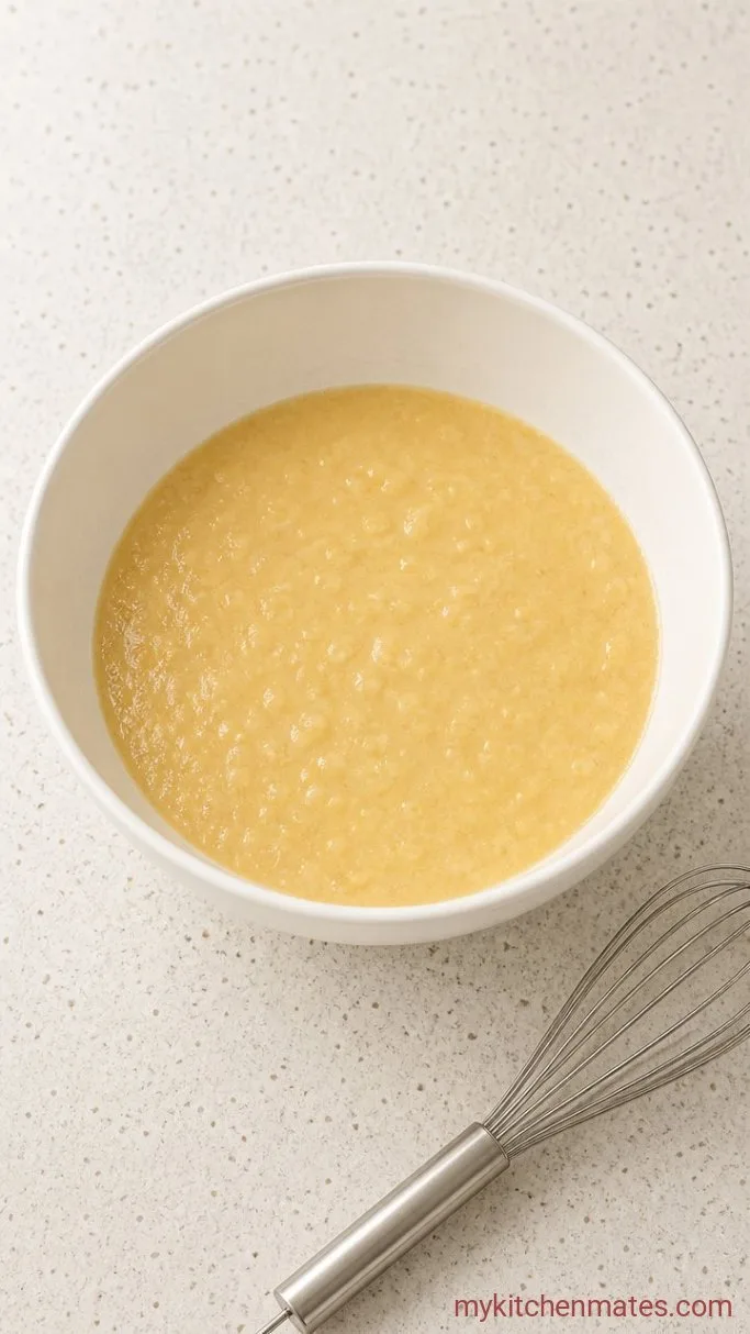 Step 2: Mash the Bananas and Wet Ingredients