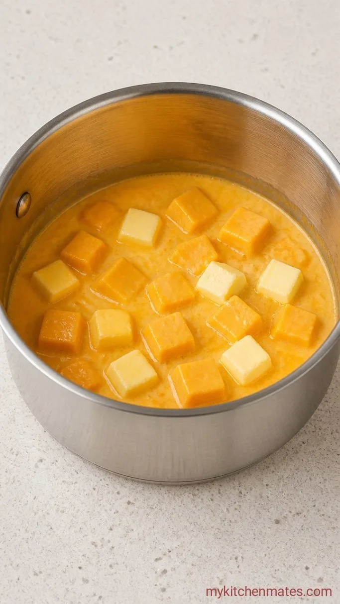 Step 2: Melt the Butter and Velveeta