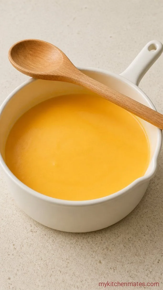 Patti LaBelle’s Mac and Cheese (The Creamy Original Recipe) Step 2: Melt the Cheeses and Milk