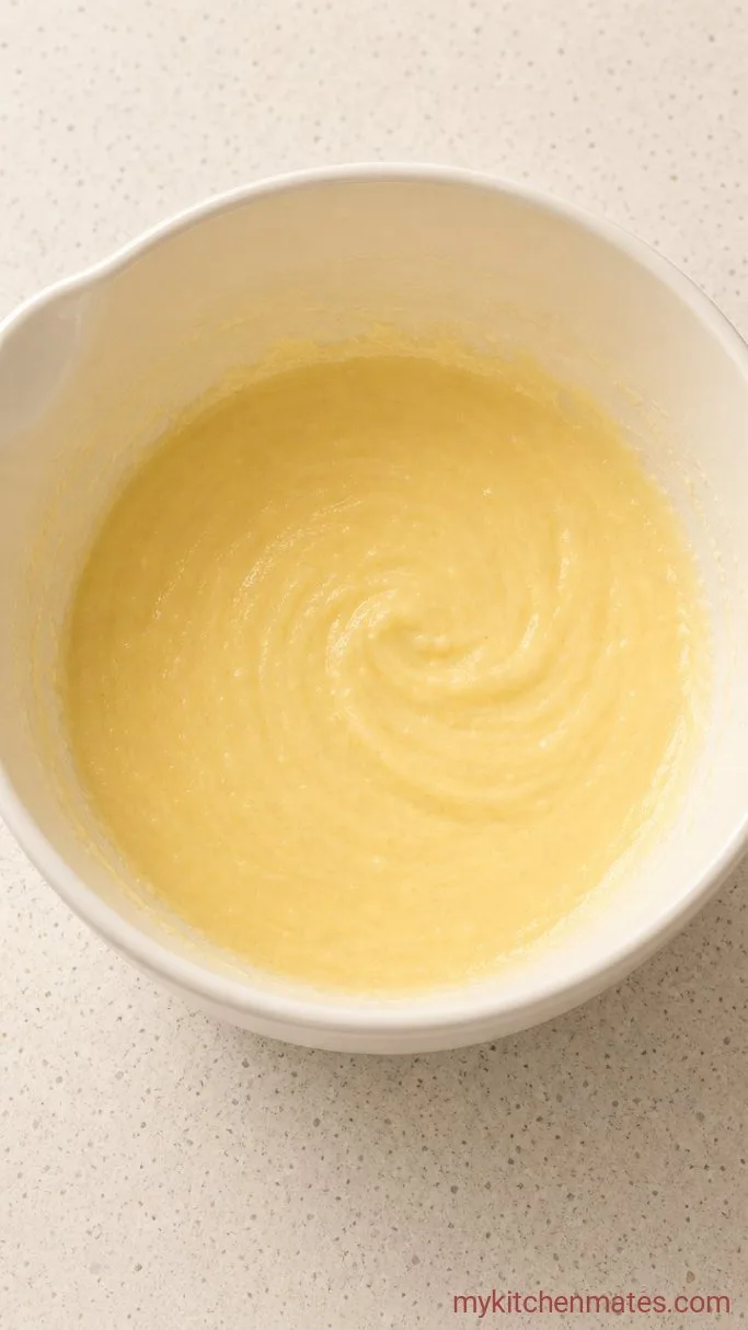 Step 2: Mix in the Egg and Vanilla