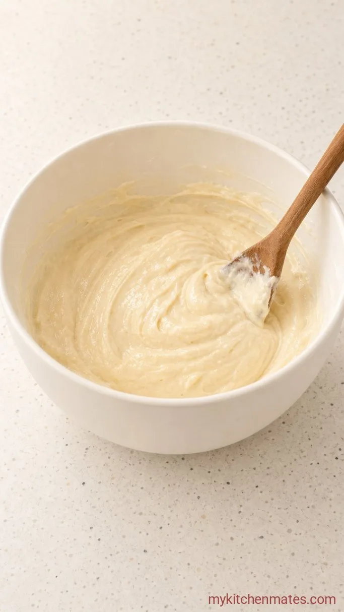 Step 2: Mix in the Egg and Vanilla