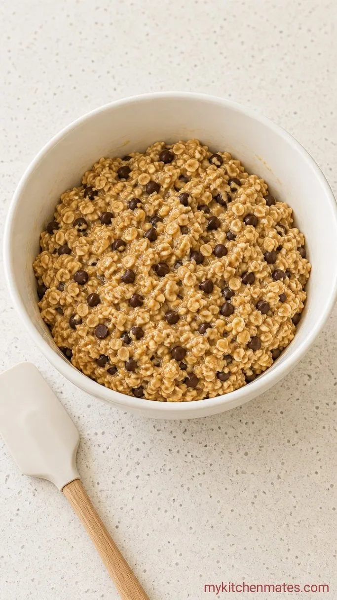 Step 2: Mix in the Oats and Chocolate Chips