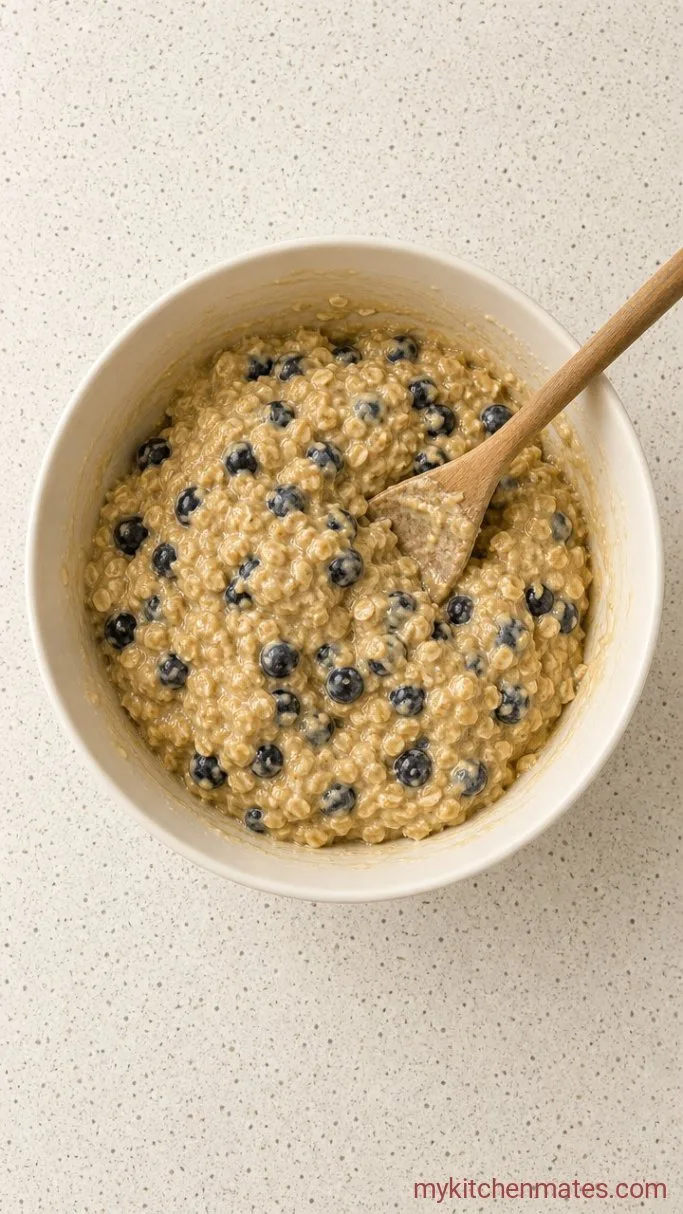 Step 2: Mix in the Oats and Fruit