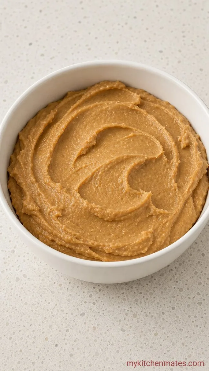 Soft and Chewy Peanut Butter Lunch Lady Cookie Bars Step 2: Mix in the Peanut Butter and Eggs