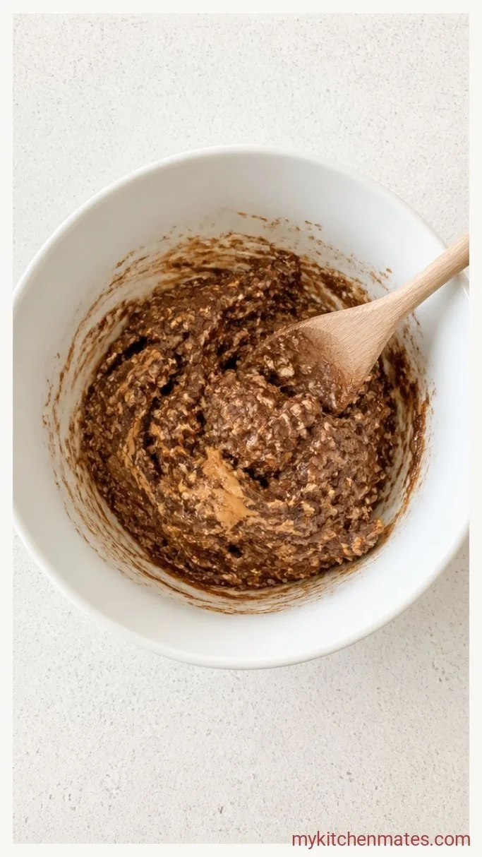 Step 2: Mix in the Peanut Butter and Honey