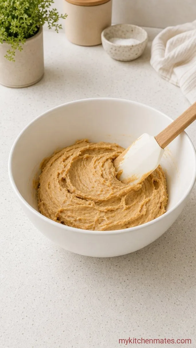5-Minute Edible Peanut Butter Cookie Dough Step 2: Mix in the Peanut Butter