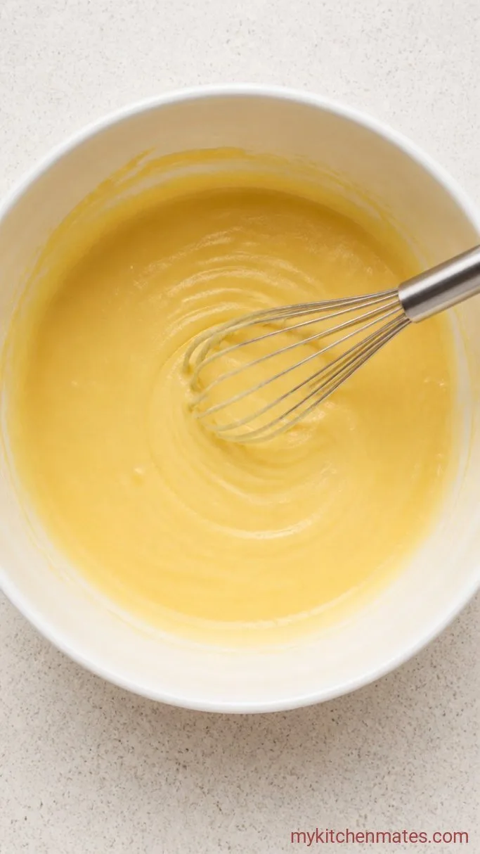 Magic Vanilla Custard Cake (One Batter, Three Layers) Step 2: Mix the Batter