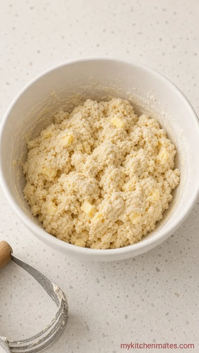 Step 2: Mix the Biscuit Topping