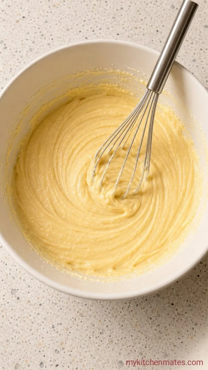 Strawberry Shortcake Cake Step 2: Mix the Cake Batter