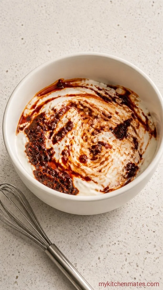 Smoky Sweet Potato Black Bean Burritos Step 2: Mix the Chipotle Sauce