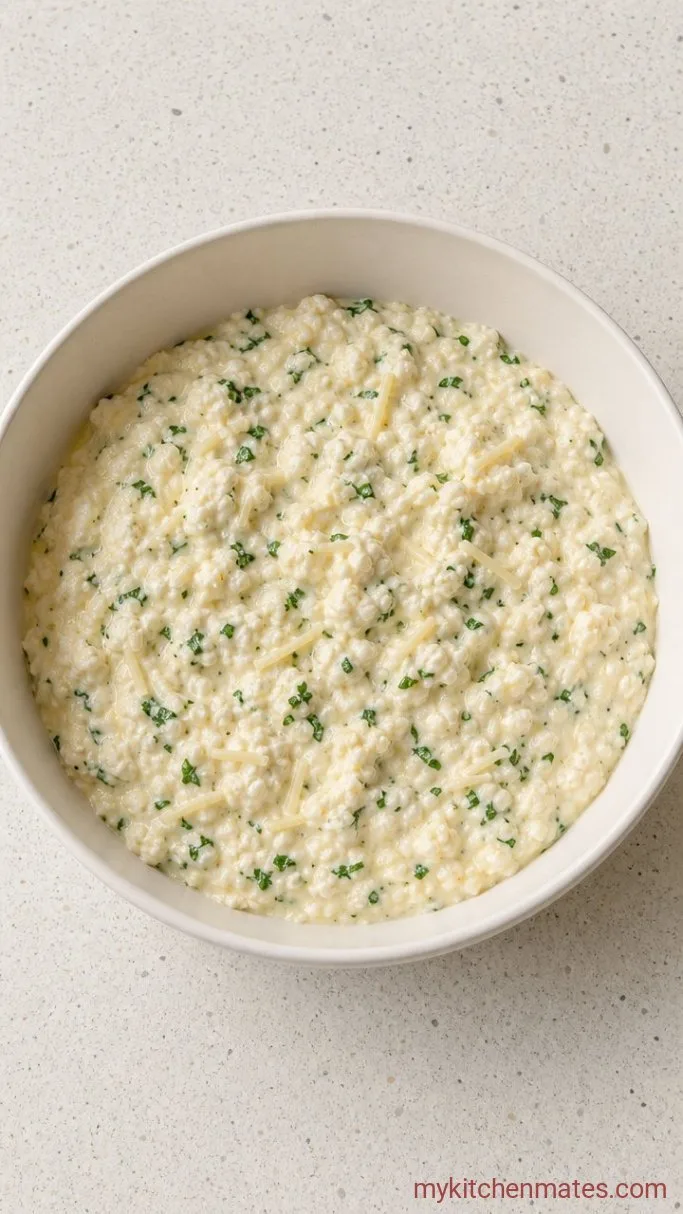 Step 2: Mix the Cottage Cheese Filling