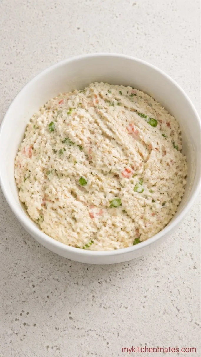 Step 2: Mix the Creamy Crab Filling