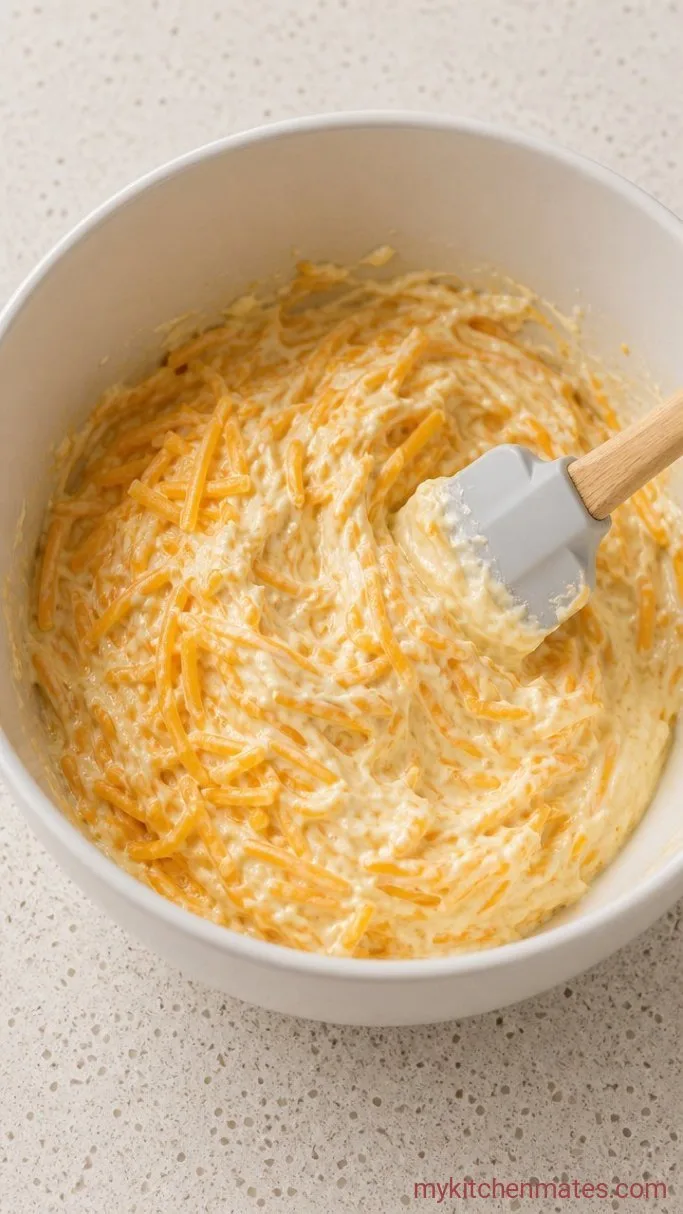 Old-Fashioned Cheesy Yellow Squash Casserole Step 2: Mix the Creamy Sauce