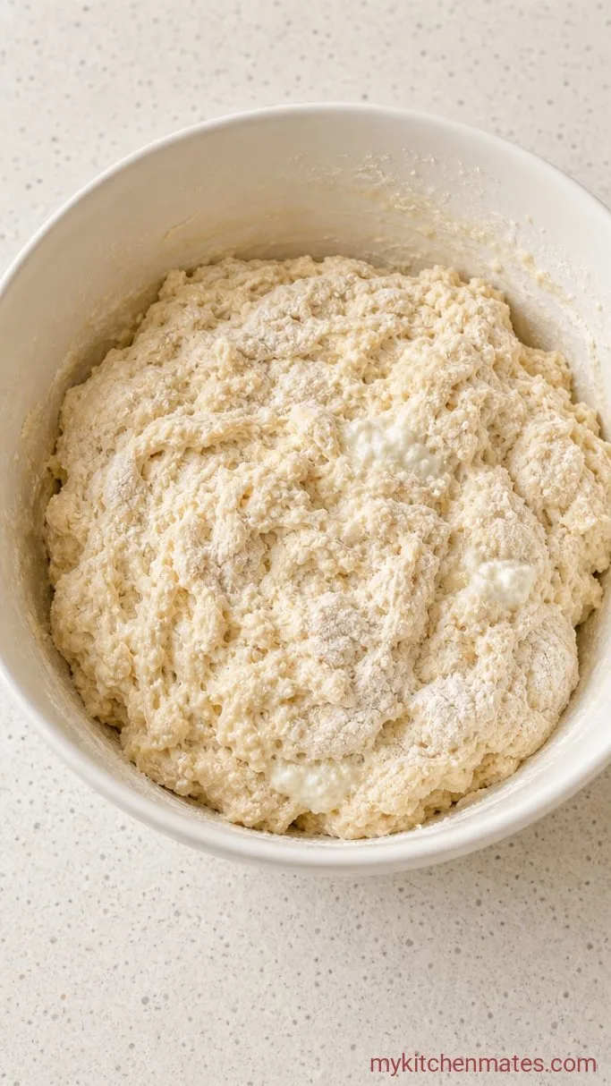 The Softest Cottage Cheese Bread (Blender Trick) Step 2: Mix the Dough